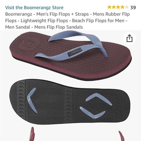New! Boomerangz flip flops with switchable bands - Picture 3 of 3